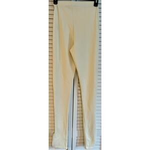 PrettyLittleThing Beige Skinny Pants (Split Hem) UK8 US4